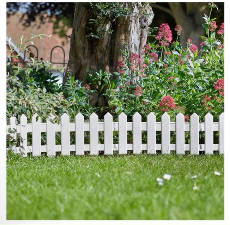 PVC PICKET FENCING PANELS FOR FLOWER POTS