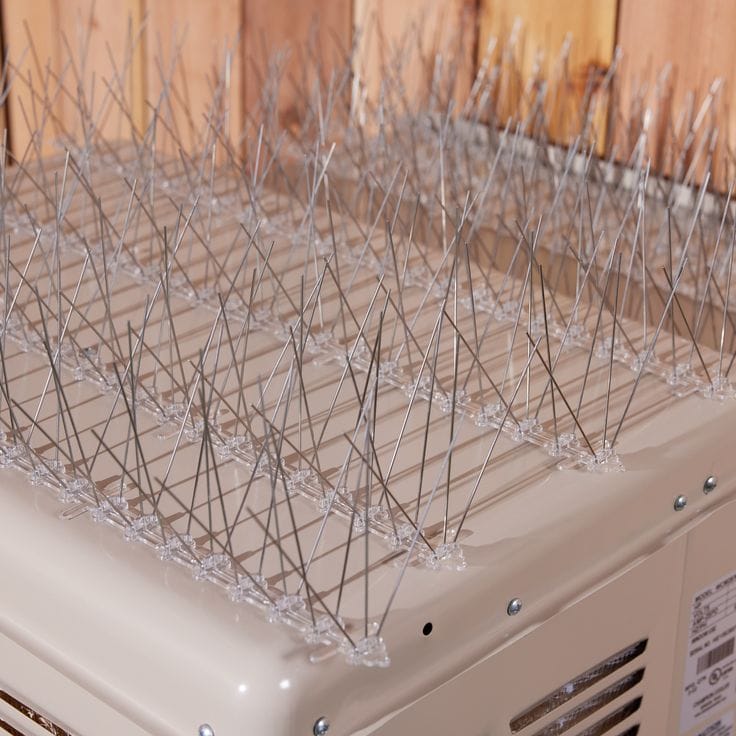 BIRD SPIKES ON WALLS