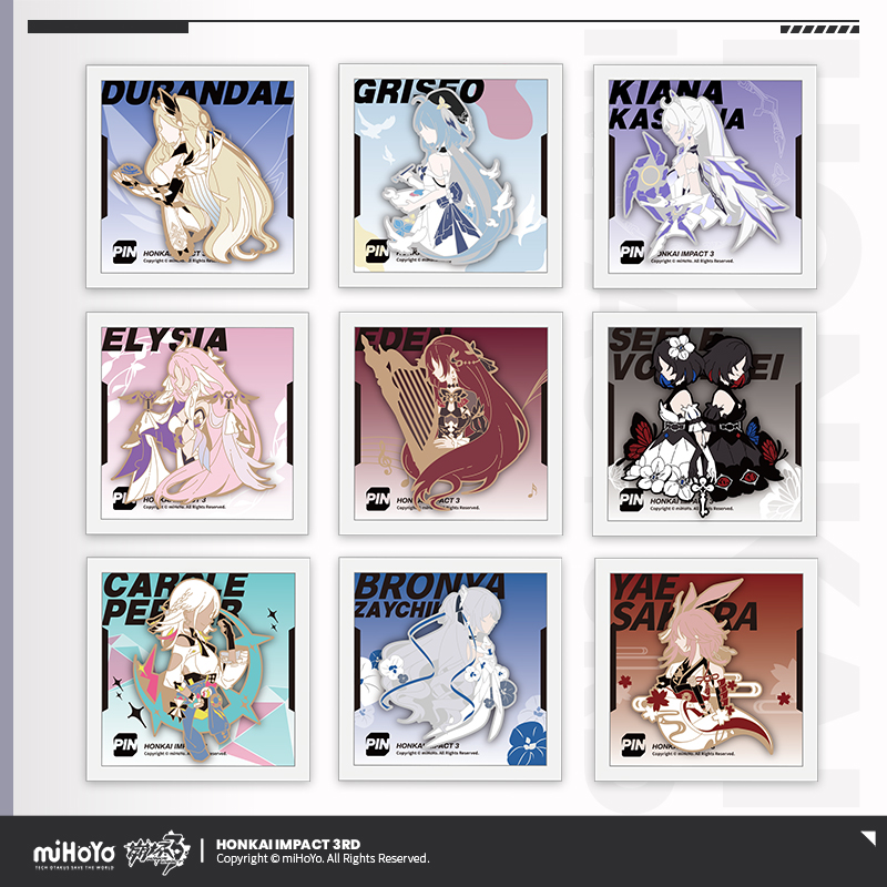 [HONKAI IMPACT 3] Valkyrie Series Metal Badge