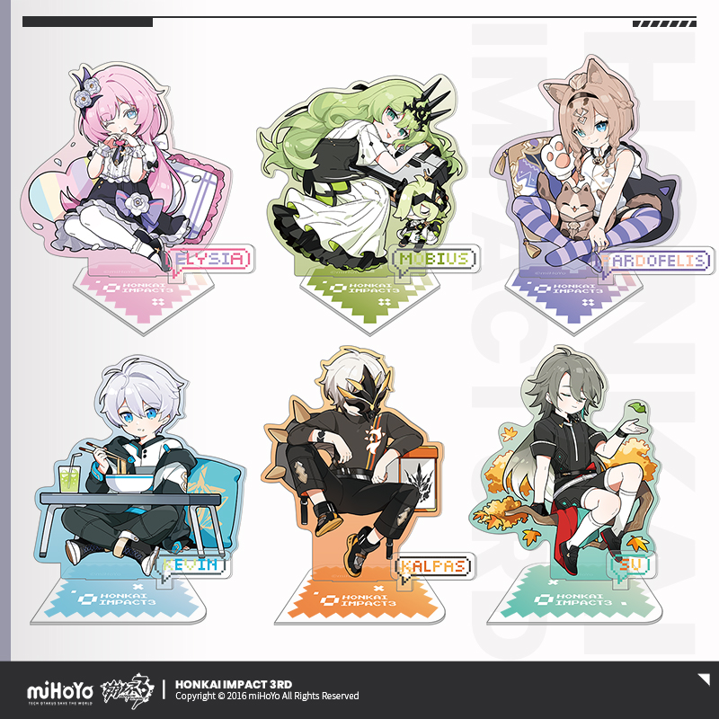[HONKAI IMPACT 3] The Flame-Chasers Series Chibi Acrylic Stand Vol.1