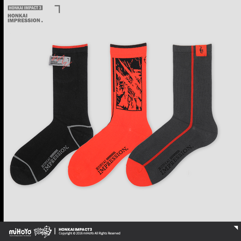 [HONKAI IMPACT 3] Impression Series Socks Set