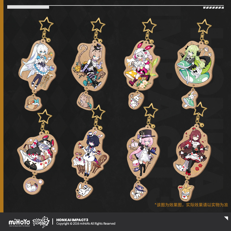 [HONKAI IMPACT 3] Valkyrie in Wonderland Series Acrylic Keychain