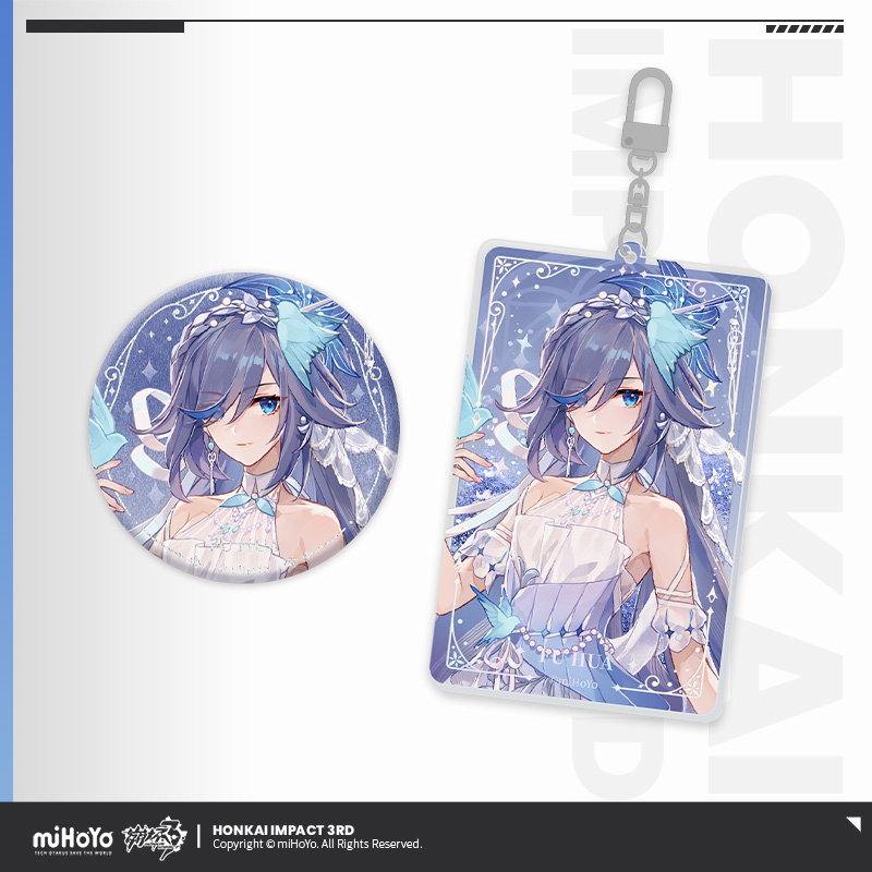 [HONKAI IMPACT 3] Cerulean Court Badge & Keychain Set