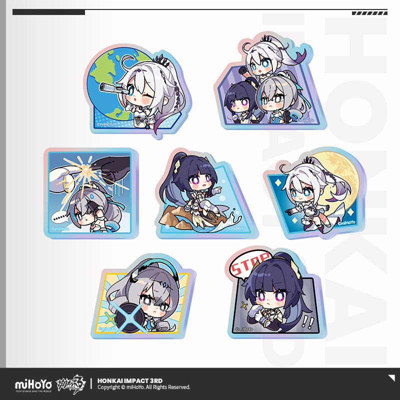 [HONKAI IMPACT 3] HONKAI MEME Acrylic Badge
