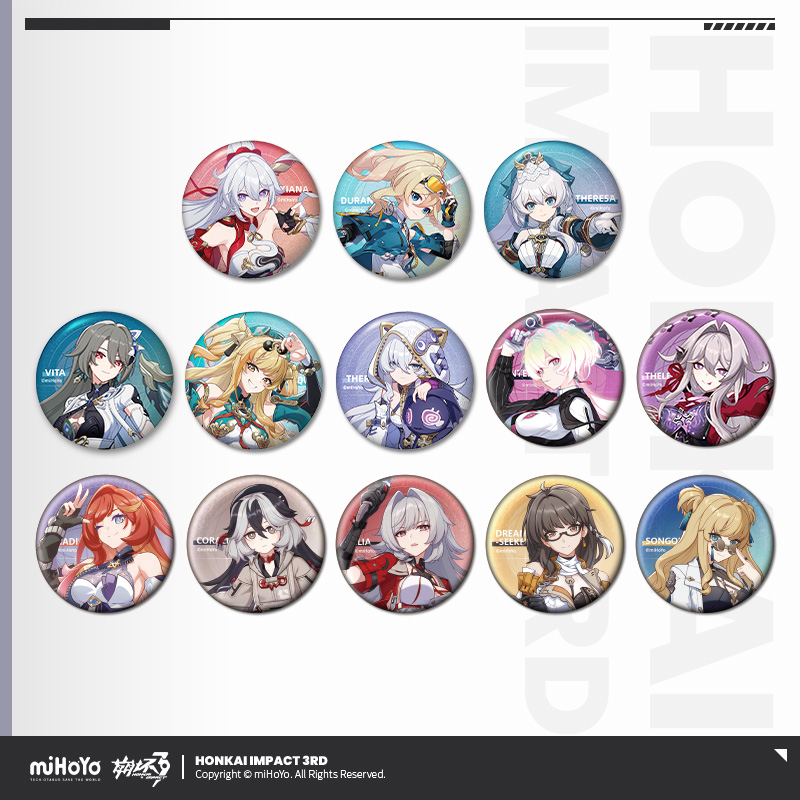 [HONKAI IMPACT 3] Character Series Badge Vol.2