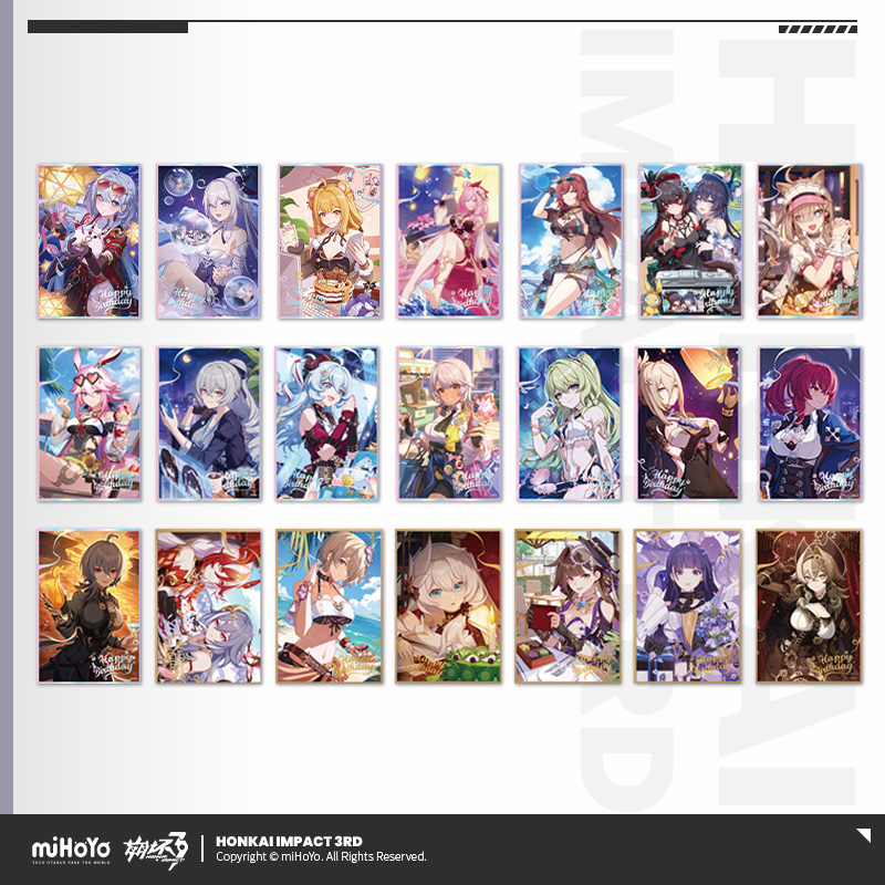 [HONKAI IMPACT 3] Birthday Series Shikishi Board