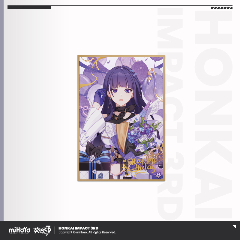 [HONKAI IMPACT 3] Birthday Series Shikishi Board