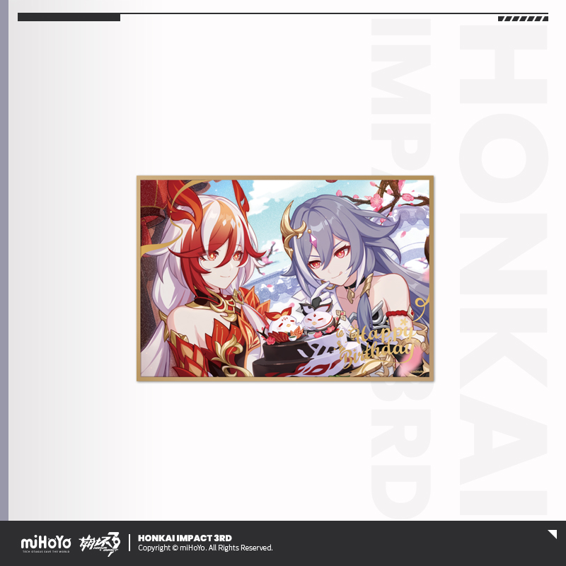 [HONKAI IMPACT 3] Birthday Series Shikishi Board