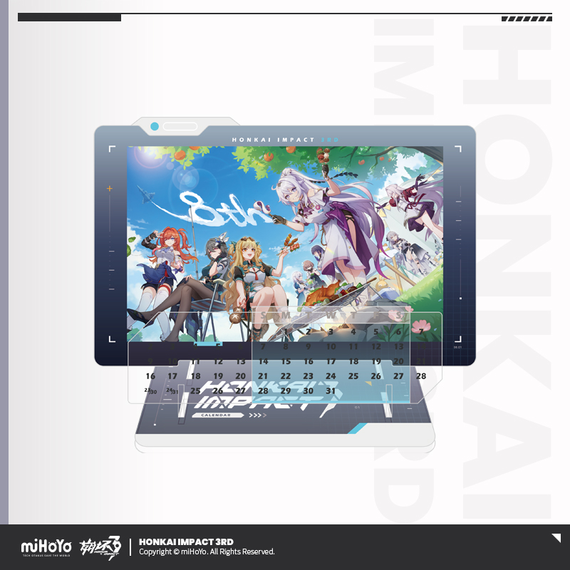 [HONKAI IMPACT 3] 2025 Acrylic Calendar