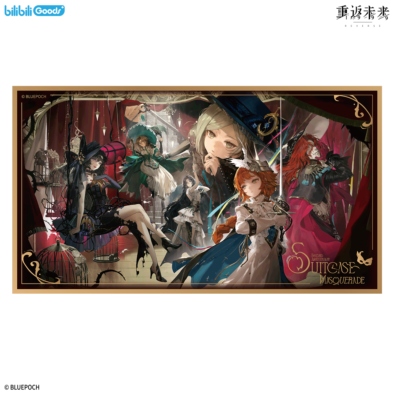 [REVERSE:1999] Bilibili Goods X Suitcase Masquerade Series Acrylic Shikishi