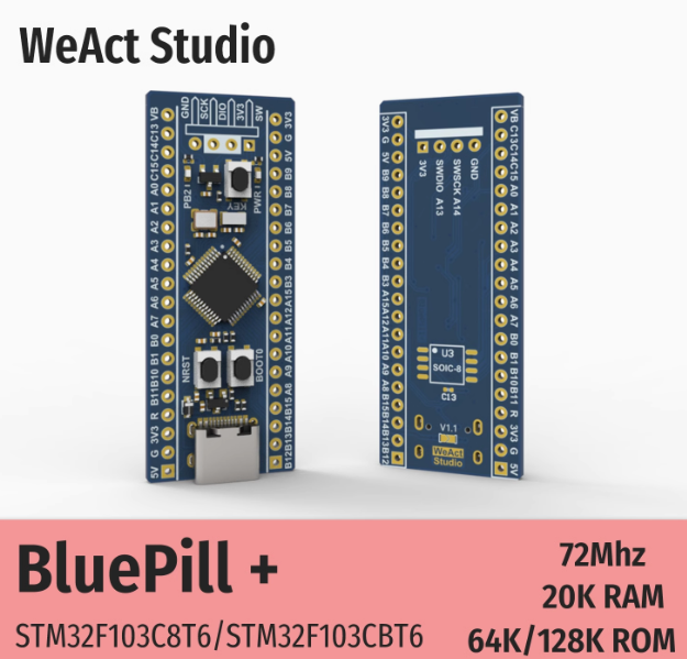 Kit phát triển STM32F103CBT6 (Bluepill)