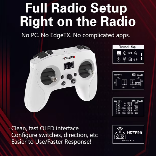 Tay Radio điều khiển HDzero Radio - ELRS 250mW