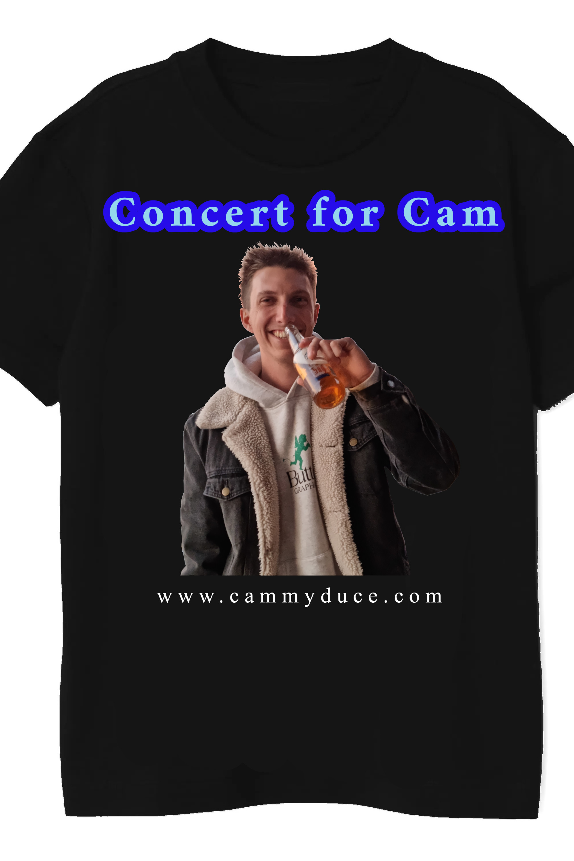 Concert T-shirts. Front and Back