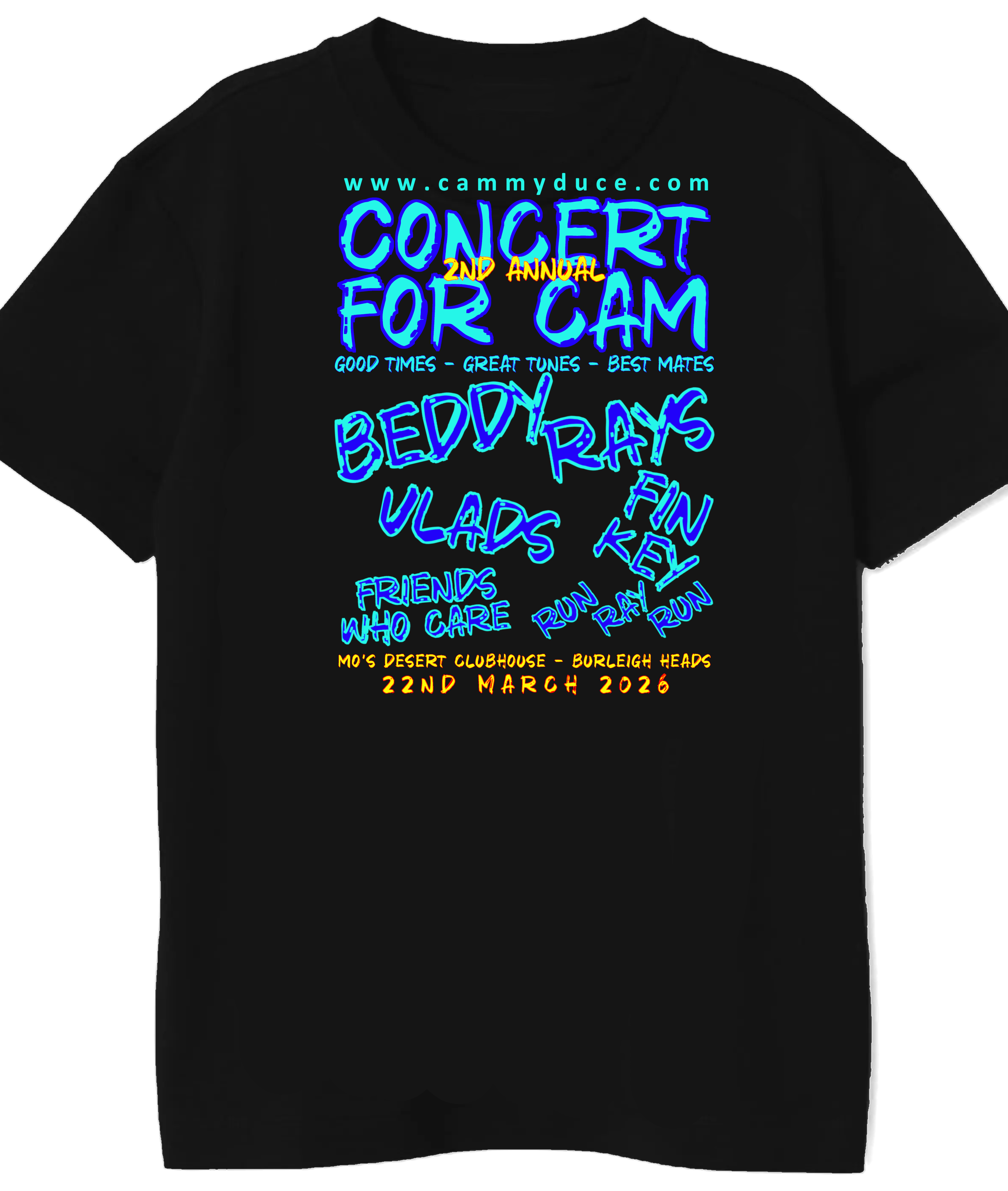 2026 Concert for Cam 2 (front and back)