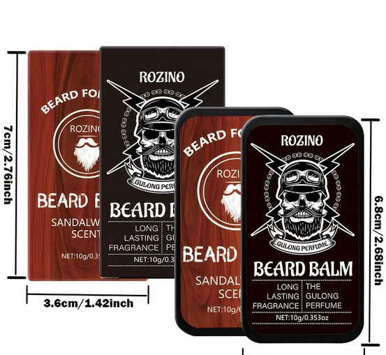 Pack ROZINO Baume à barbe pour hommes