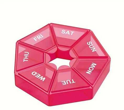 Organisateur de pilules hebdomadaire