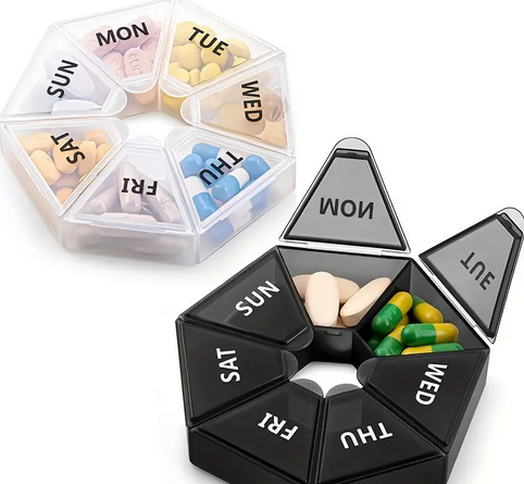 Organisateur de pilules hebdomadaire