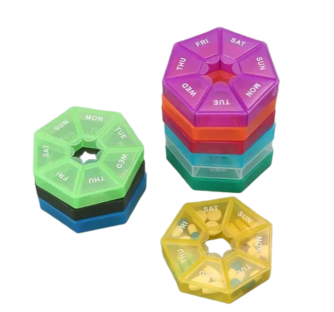 Organisateur de pilules hebdomadaire