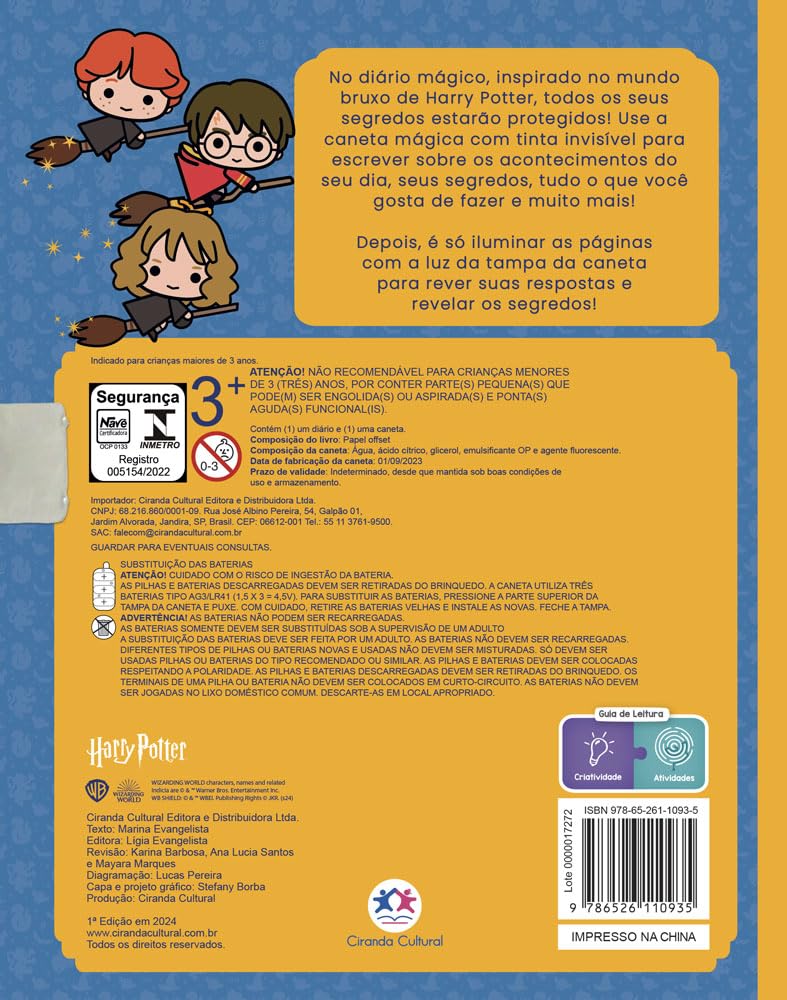 Harry Potter - Meu livro diário mágico: Com Caneta Especial