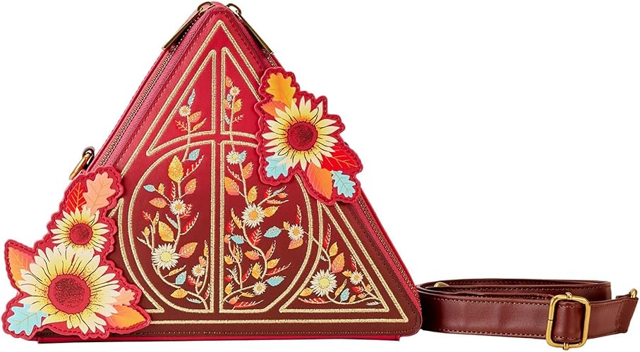Loungefly Bolsa tiracolo Harry Potter Relíquias da Morte | Bolsas Harry Potter