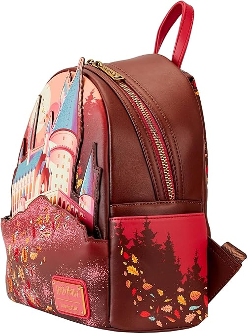 Loungefly Harry Potter Hogwarts Fall Leaves Mini Backpack