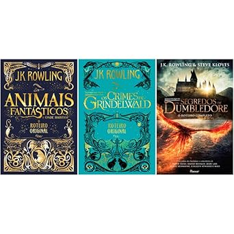 Trilogia Animais Fantásticos e Onde Habitam - 3 livros