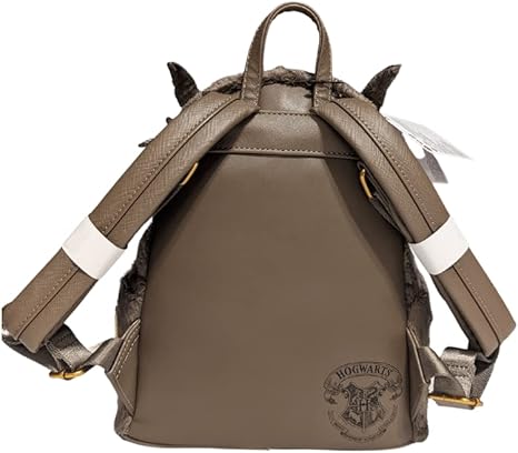 Loungefly Harry Potter Monster Book of Monsters Cosplay Bolsa de ombro com alça dupla, Marrom