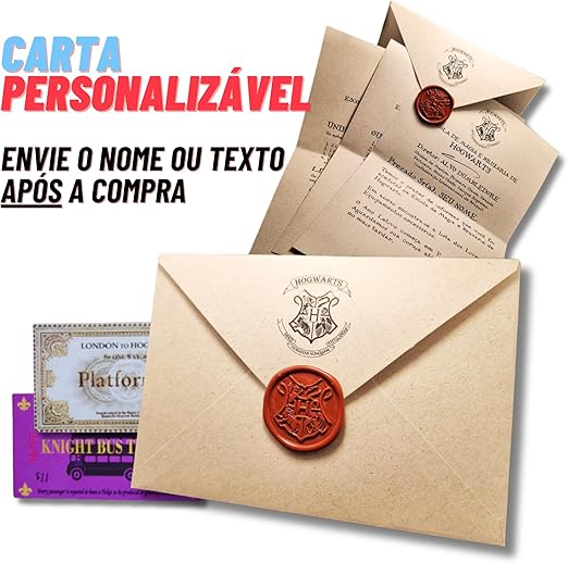 Kit Lufa-Lufa: Maroto + Carta Aceitação Hogwarts Personalizável + Chaveiro Lufa-Lufa + Poster - Harry Visite a loja Amageek 5,0 5,0 de 5 estrelas    1 classificação | Pesquisar nesta página