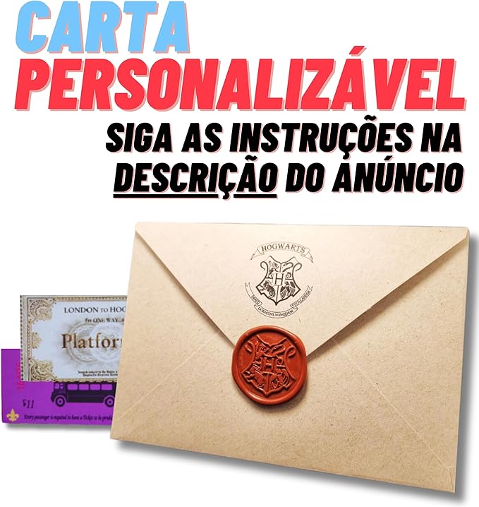 Kit Corvinal: Maroto + Carta Aceitação Hogwarts + Diadema Rowena Ravenclaw + Chaveiro Corvinal + Poster - Hogwarts
