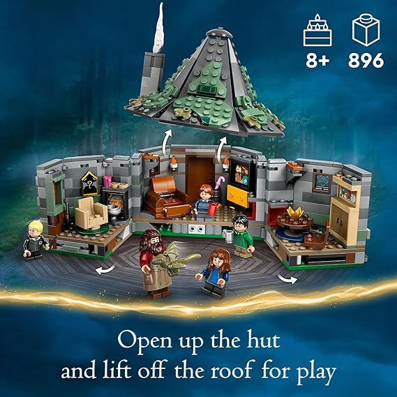 LEGO Set Harry Potter TM 76428 Cabana do Hagrid: Uma Visita Inesperada 896 peças