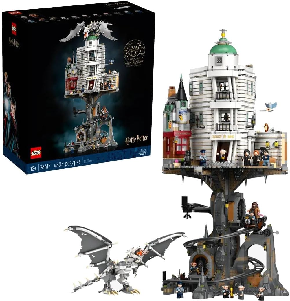 LEGO 76417 Harry Potter - Gringotes, o Banco dos Bruxos - Edição de Colecionador 4803 Peças