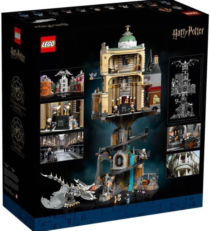 LEGO 76417 Harry Potter - Gringotes, o Banco dos Bruxos - Edição de Colecionador 4803 Peças