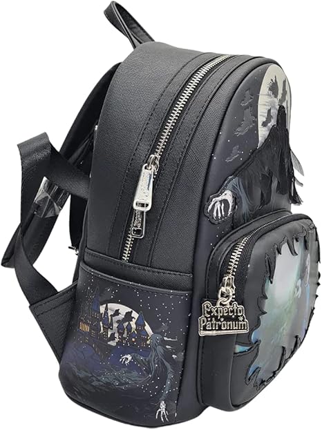 Loungefly Bolsa de ombro exclusiva Harry Potter Dementor Attack com alça dupla, Multi, Mini