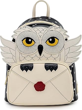 Loungefly Bolsa feminina Harry Potter Hedwig Howler com alça dupla
