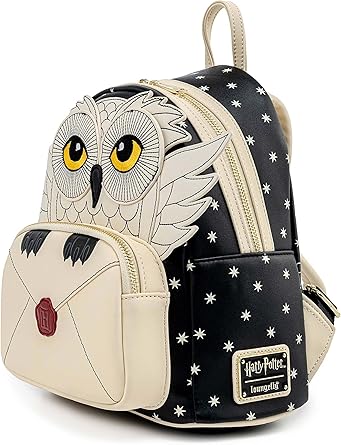 Loungefly Bolsa feminina Harry Potter Hedwig Howler com alça dupla