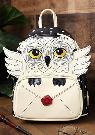 Loungefly Bolsa feminina Harry Potter Hedwig Howler com alça dupla