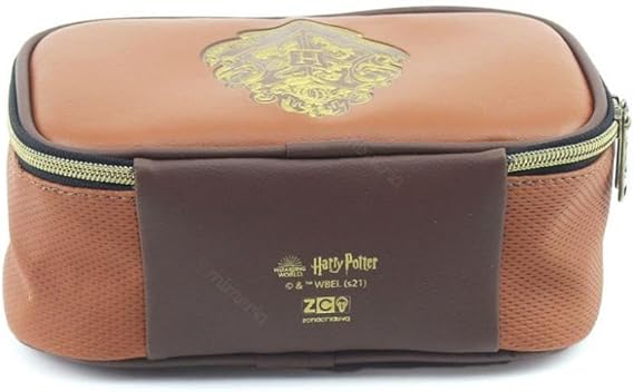 Estojo 100 Pens Harry Potter Ícones Artigo Geek cor:Marrom