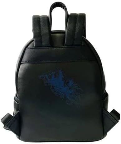 Loungefly Mochila exclusiva Harry Potter por Glowing Dementor Heo, Preto, P