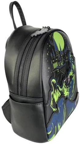 Loungefly Mochila exclusiva Harry Potter por Glowing Dementor Heo, Preto, P