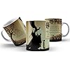 Caneca Harry Potter - Relíquias da Morte com Citação - Cerâmica 325ml