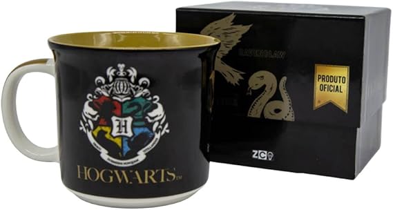 Caneca Tom Harry Potter Casa De Hogwarts 350ml Zona Criativa