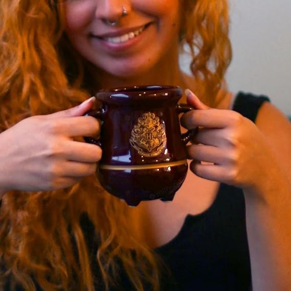 Caneca 3D Poção Hogwarts Dourada 350ml