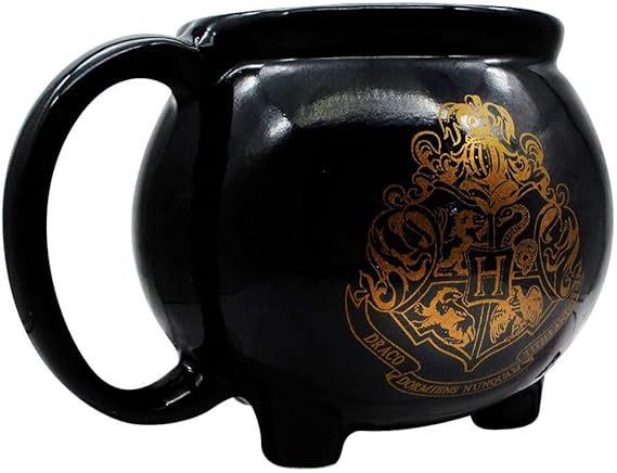 Zona Criativa Caneca 3D Formato Caldeirão Hogwarts Harry Potter 500 ml