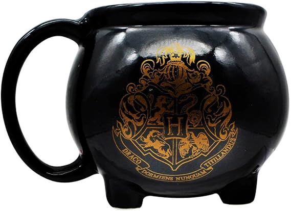 Zona Criativa Caneca 3D Formato Caldeirão Hogwarts Harry Potter 500 ml
