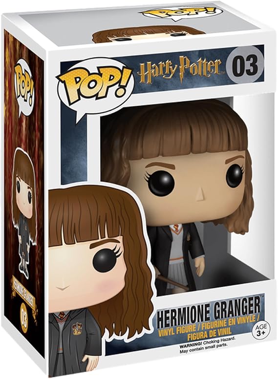 Kit Boneco Pop Funko Harry Potter + Ron Weasley + Hermione Granger