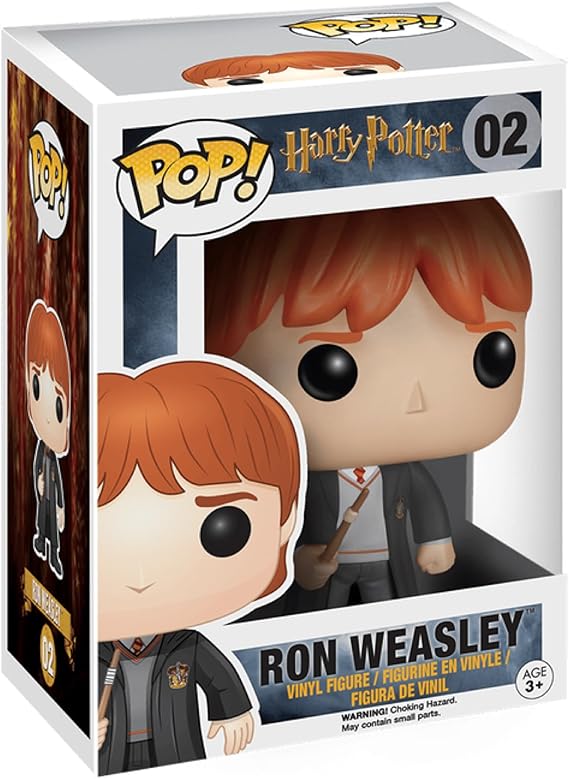 Kit Boneco Pop Funko Harry Potter + Ron Weasley + Hermione Granger