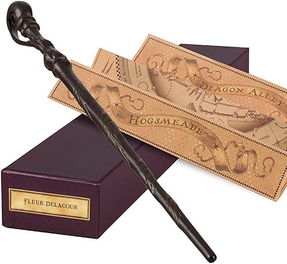 Wizarding World of Harry Potter - Varinha Interativa - Fleur Delacour (Marrom, 37 cm, Navegação, Glossy)