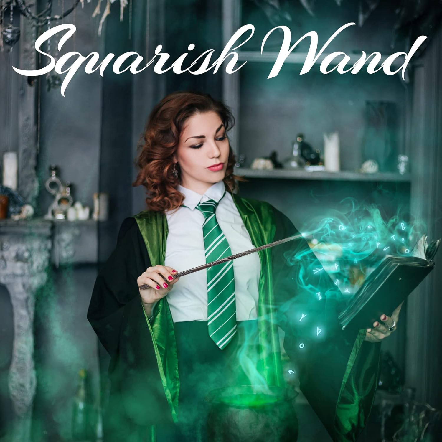 Magic Wizard Wand Witchcraft (Squarish)