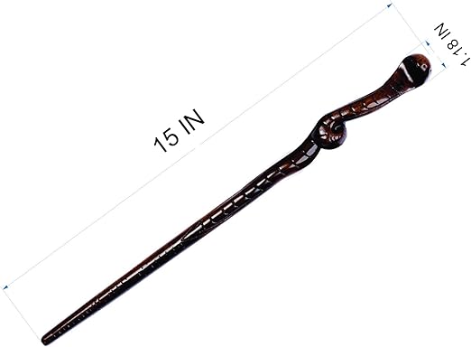 Handicraftviet Varinha mágica de Serpente 38cm