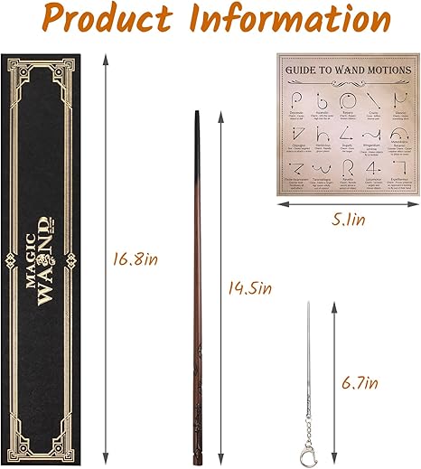 KingVows Magic Witch Wand Wizard (Citrus)
